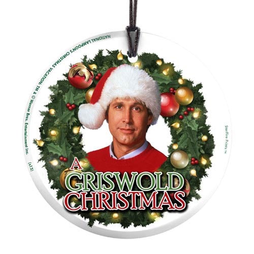 National Lampoons Christmas Vacation Griswold Christmas Hanging Glass Print